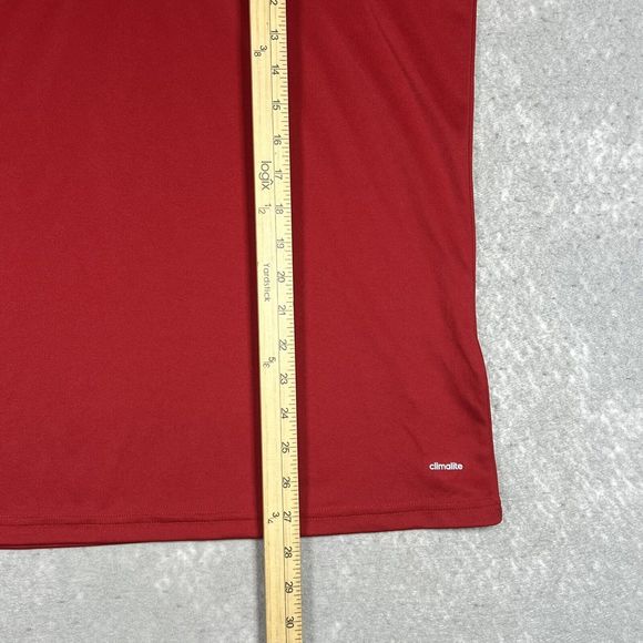 Adidas FC Bayern Munich Polo Shirt Men’s Medium Red Athletic GPS Soccer Jersey - Picture 4 of 9